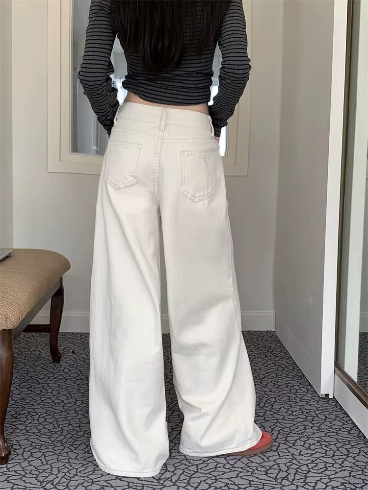 Y2K High Waisted Wide Leg Pants