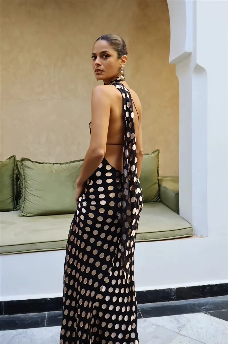 Affordable Plaid Maxi Dress for Elegant Evening & Club Style | US & Worldwide Shipping