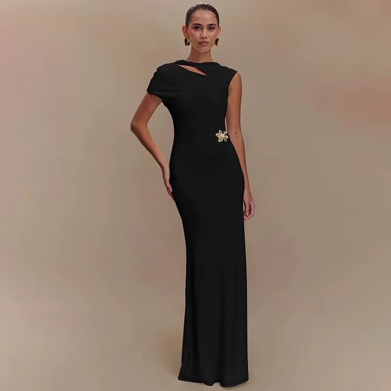 Lucy Hollow Out Backless Sexy Maxi Dress