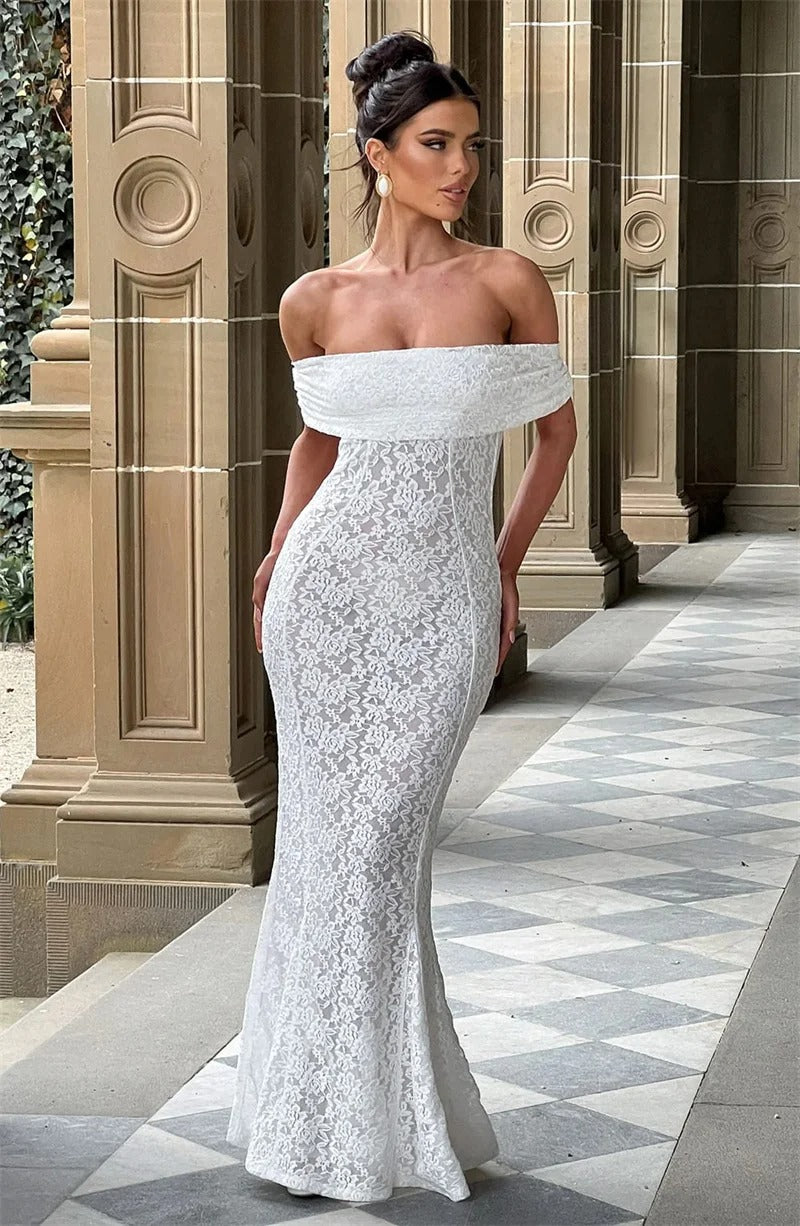 Hollow Out See Through Sexy Maxi Dress