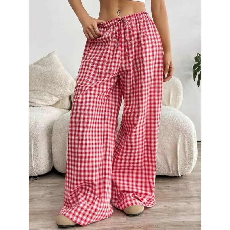 Plus Size High-Rise Wide-Leg Pants for Women