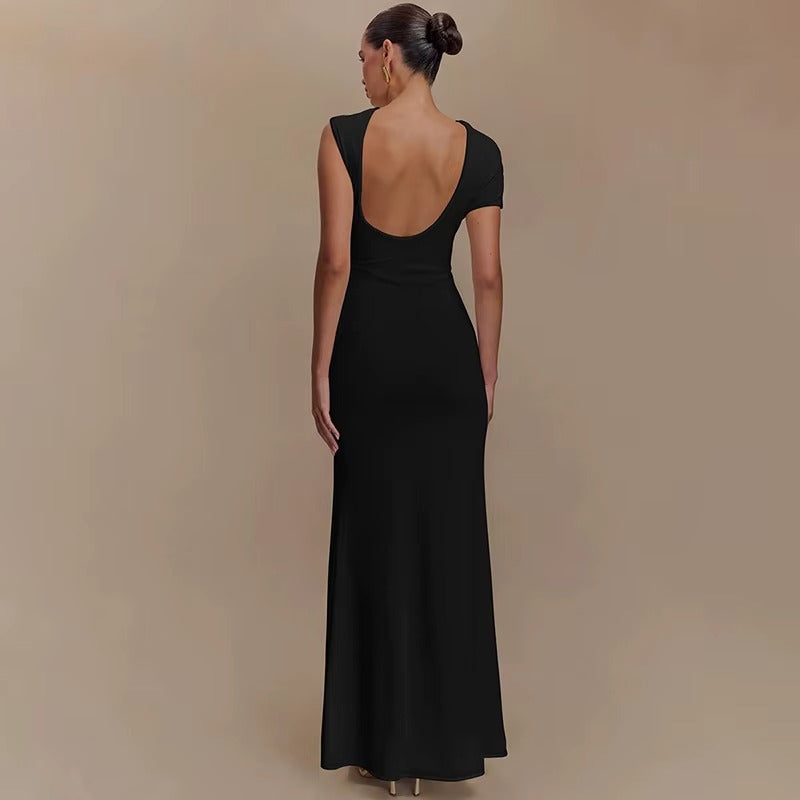 Lucy Hollow Out Backless Sexy Maxi Dress