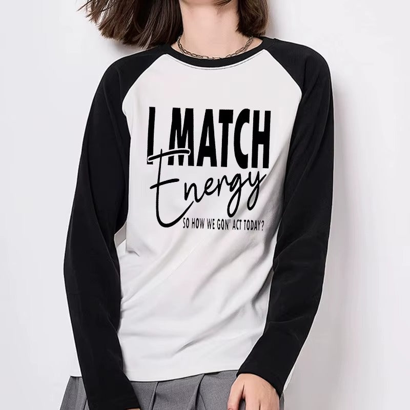 Women's Letter Print T-Shirt