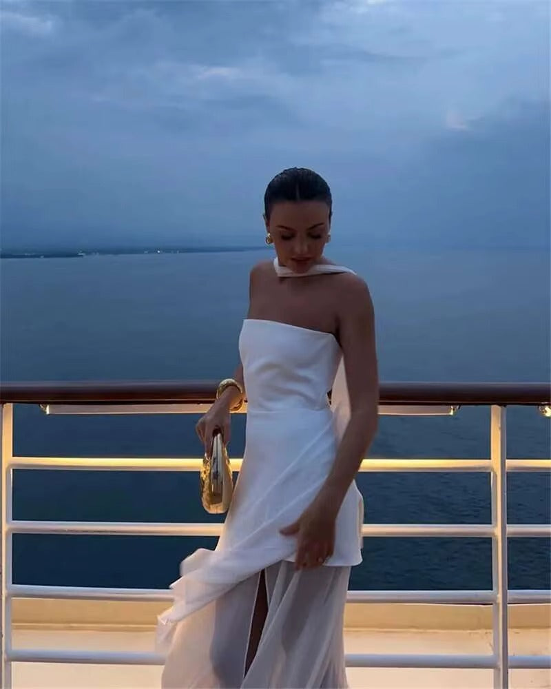 Karen Strapless Sexy Maxi Dress