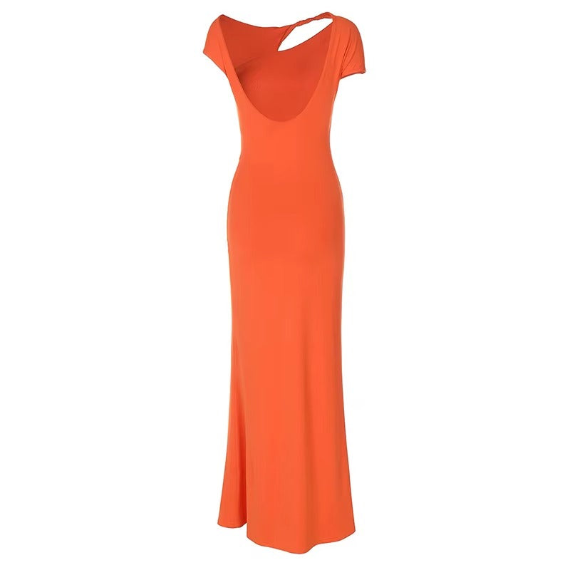 Lucy Hollow Out Backless Sexy Maxi Dress