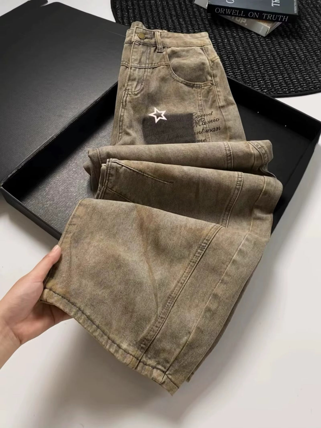 American Retro Wide Leg Jeans