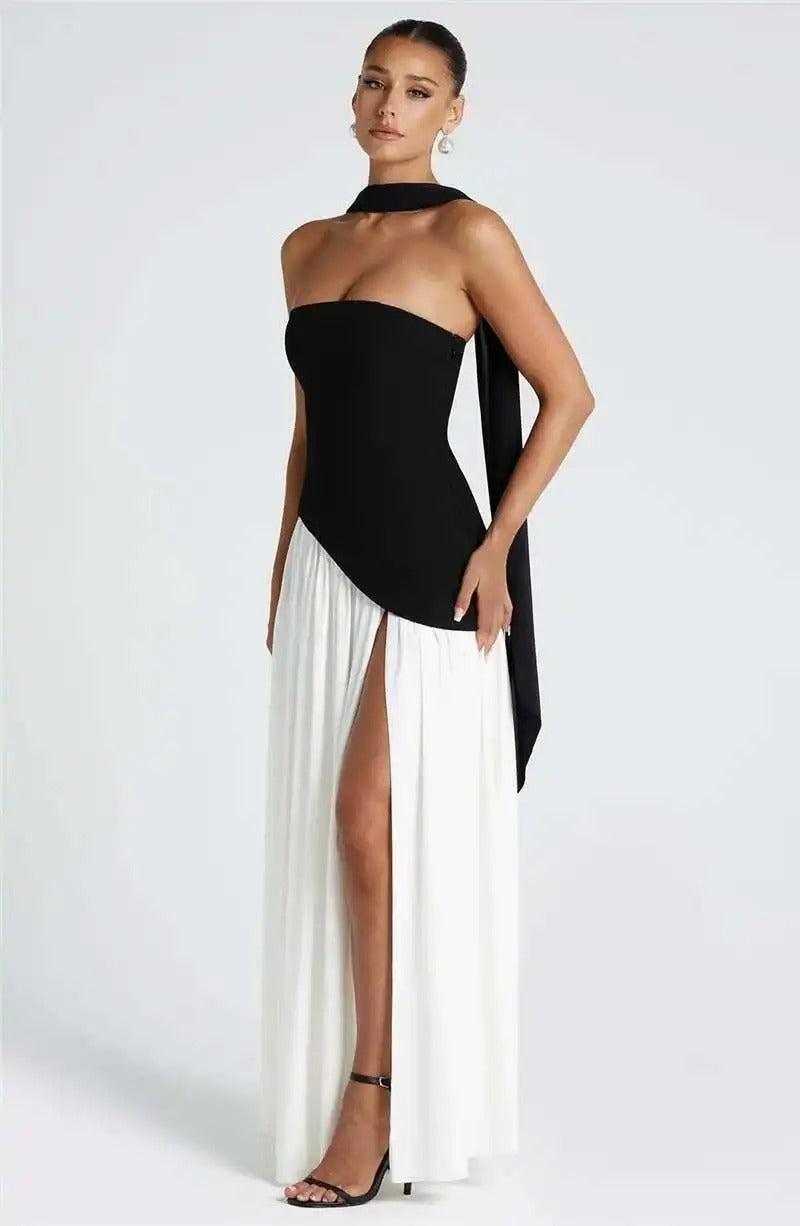 Alison Strapless Off-shoulder Sexy Maxi Dress
