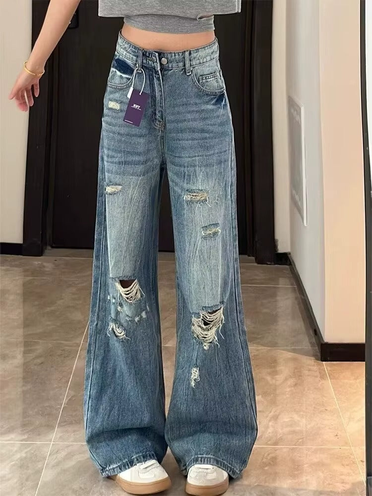Tall Retro Wide Leg Jeans for Women