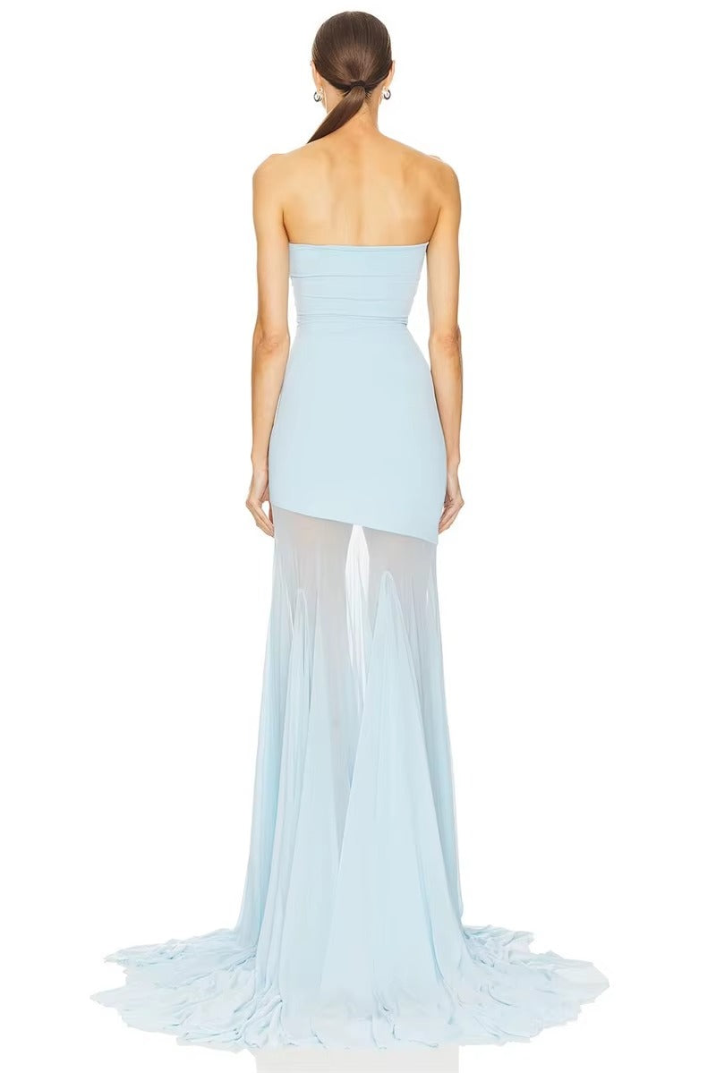 Off-shoulder Strapless Sexy Maxi Dress