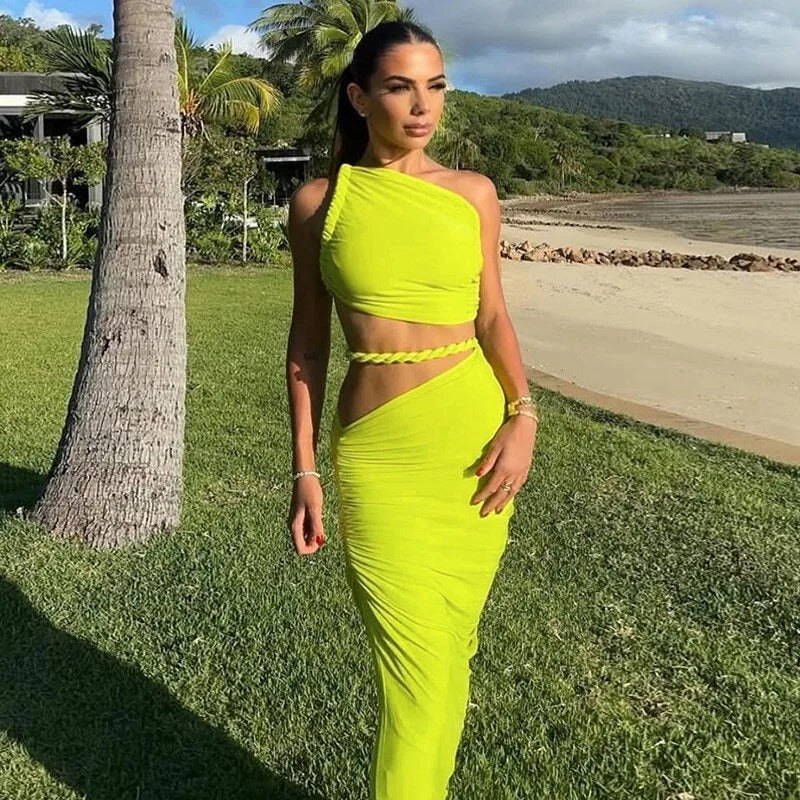 Stella Green Sexy Two Piece Set