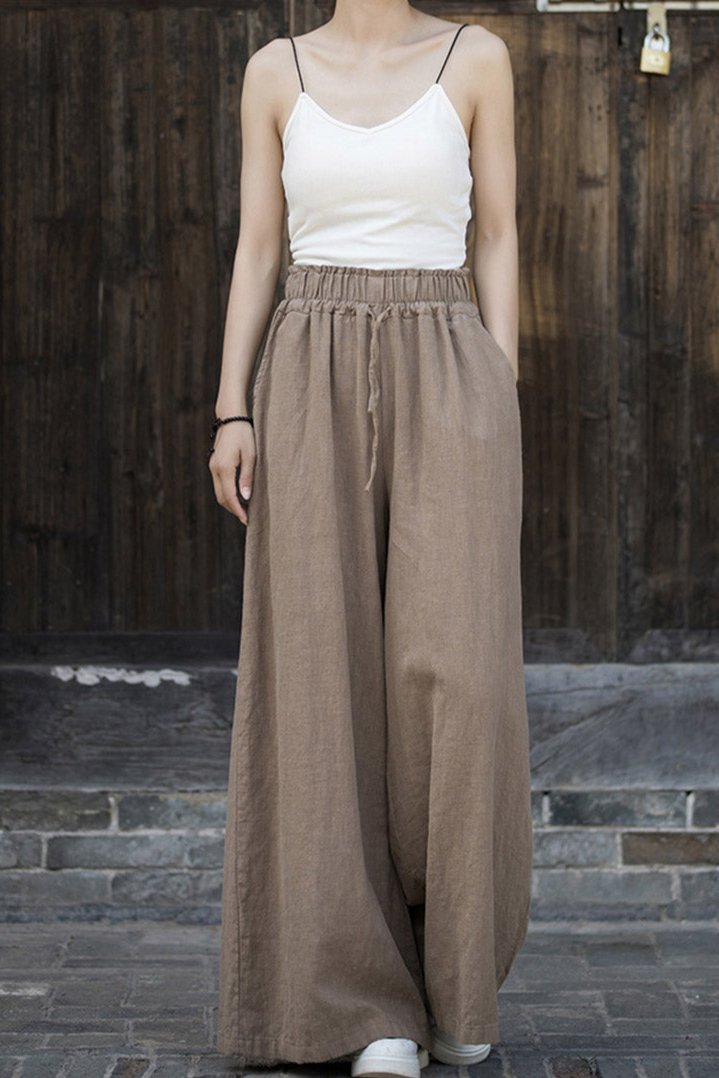 Victoria Woman Vintage Yoga High Waist Pants