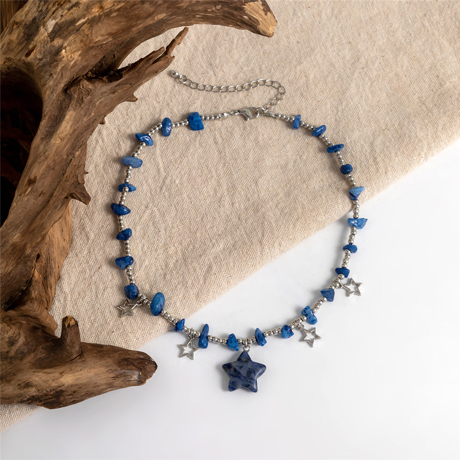 Joan Boho Colorful Stone Necklace