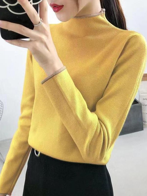 Jill Half High Collar Woman Sweater