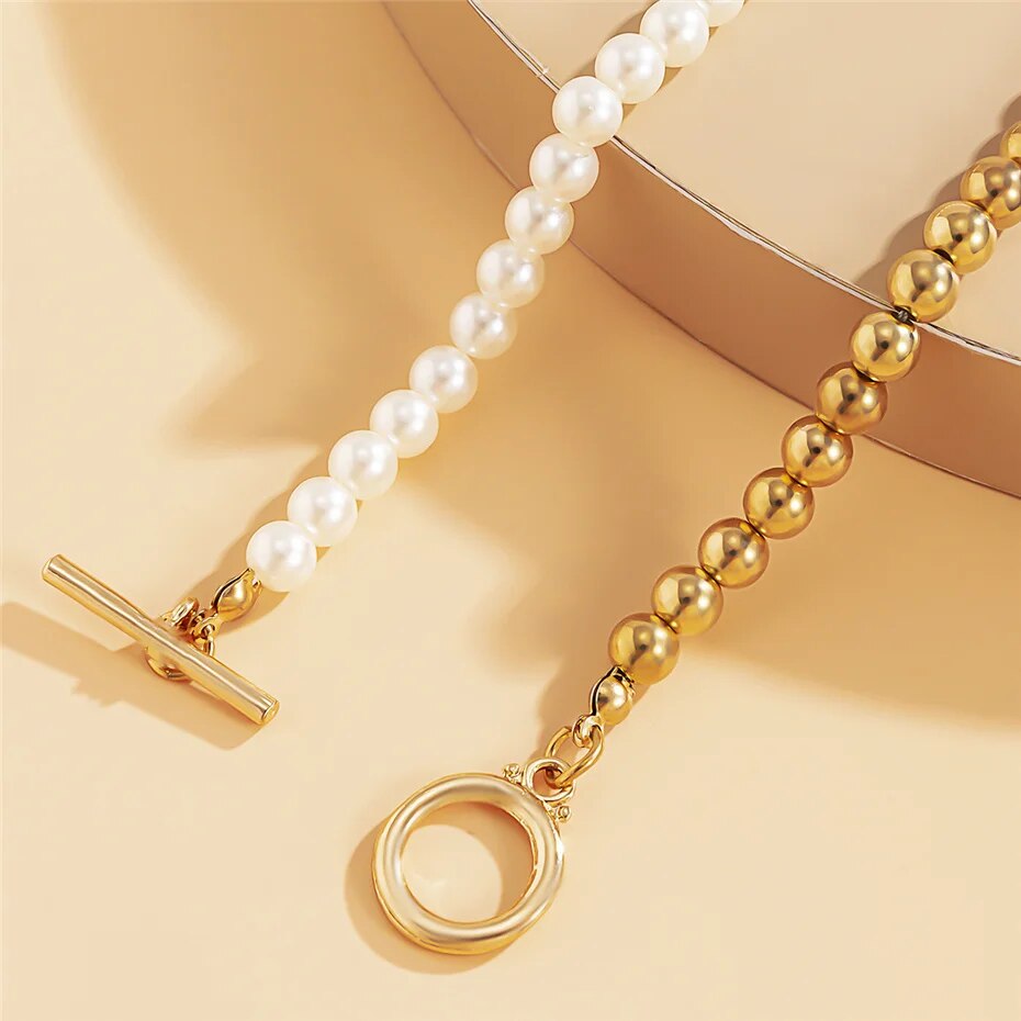 Wendy Pearl Chain Necklace