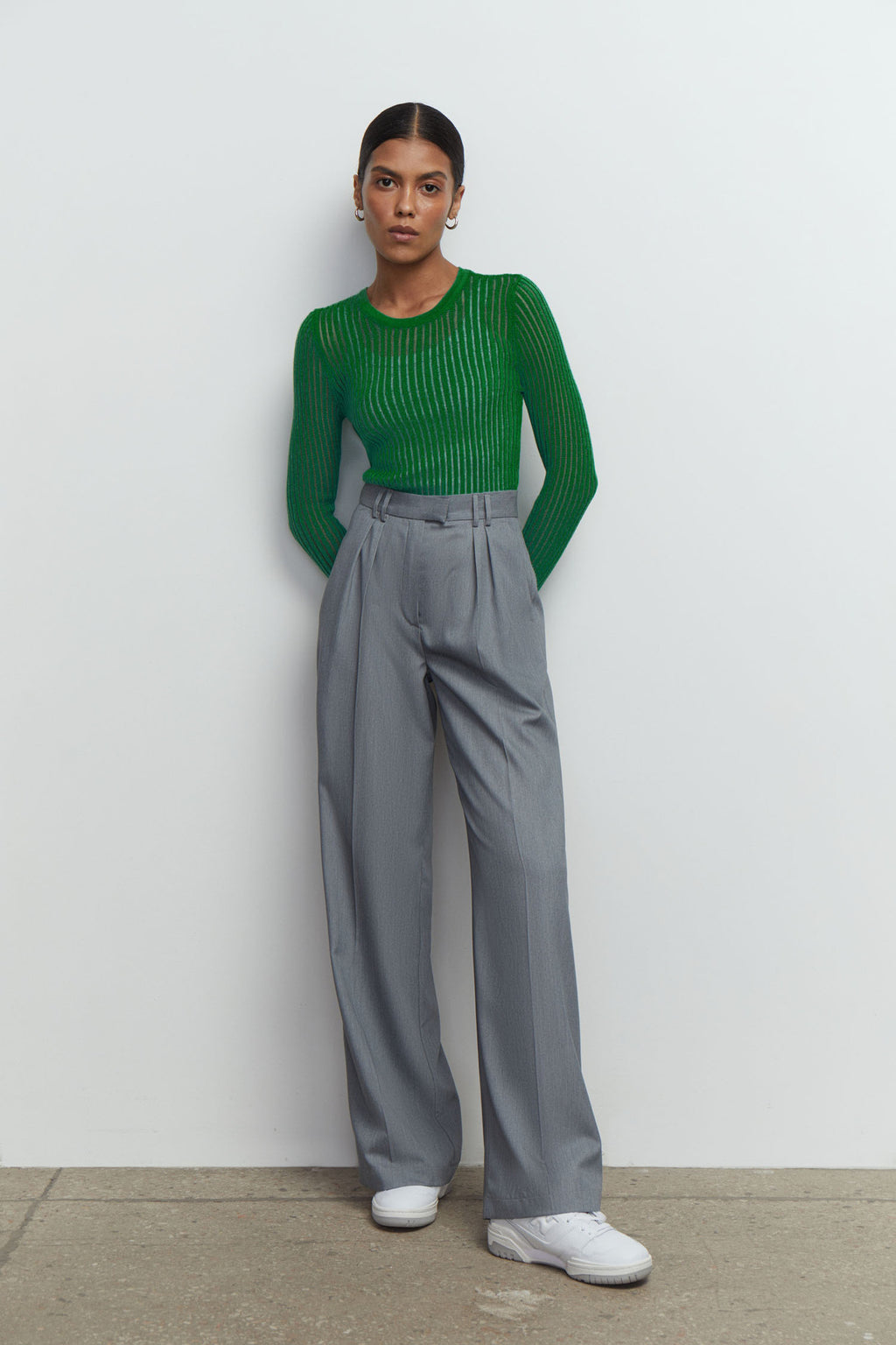 Sarah Striped See Through Women T-Shirts