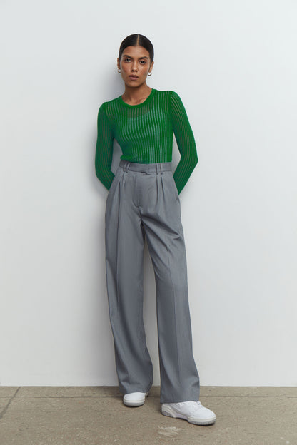 Sarah Striped See Through Women T-Shirts