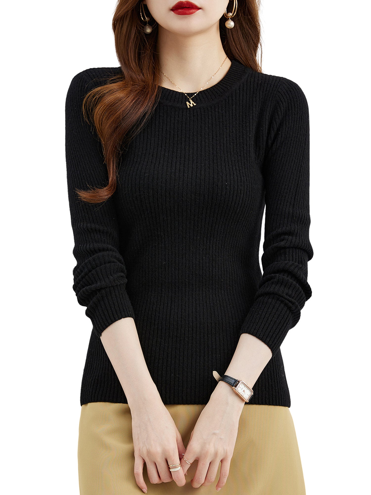 Michele Woman Crewneck Sweater