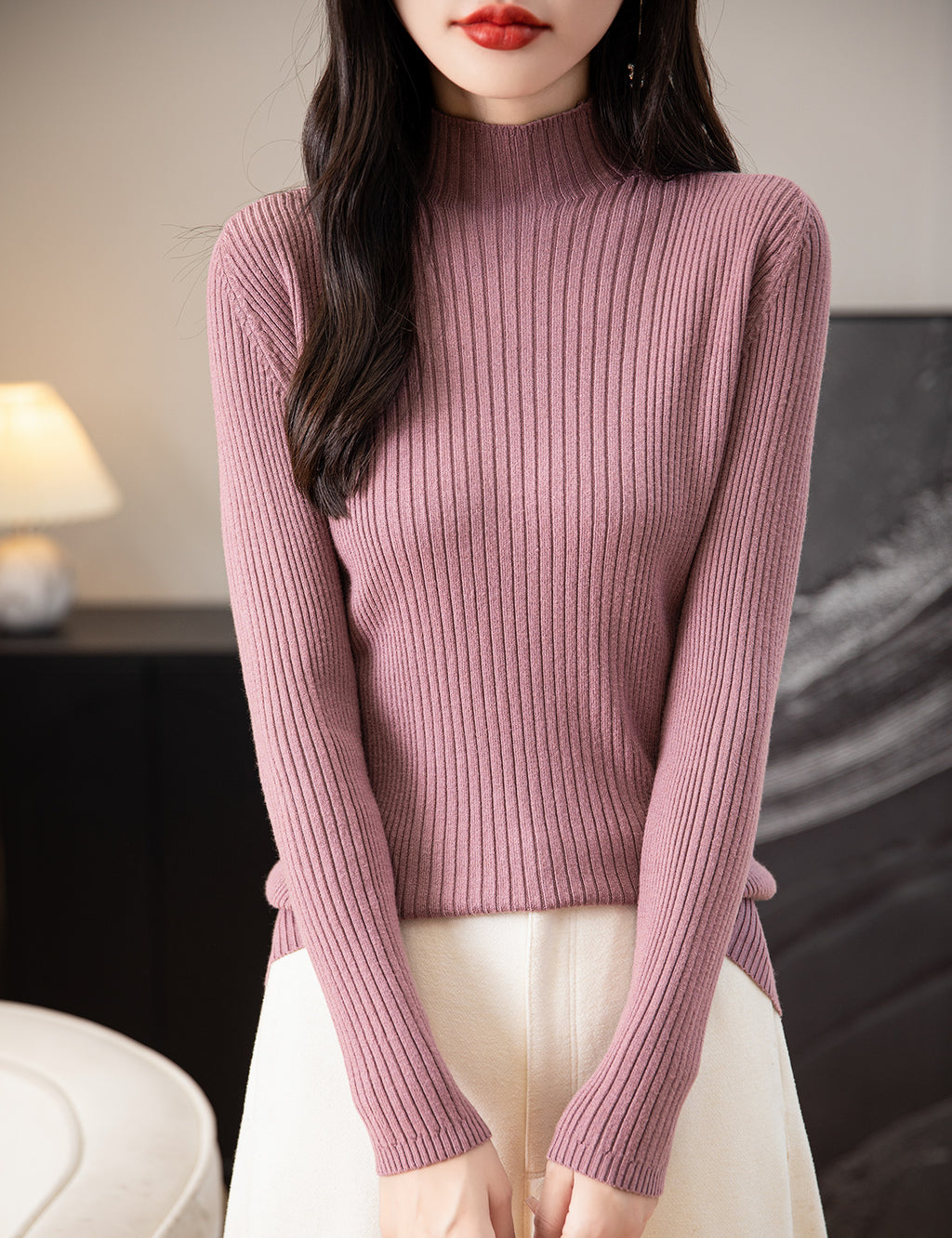 Holly Turtleneck Woman Sweater