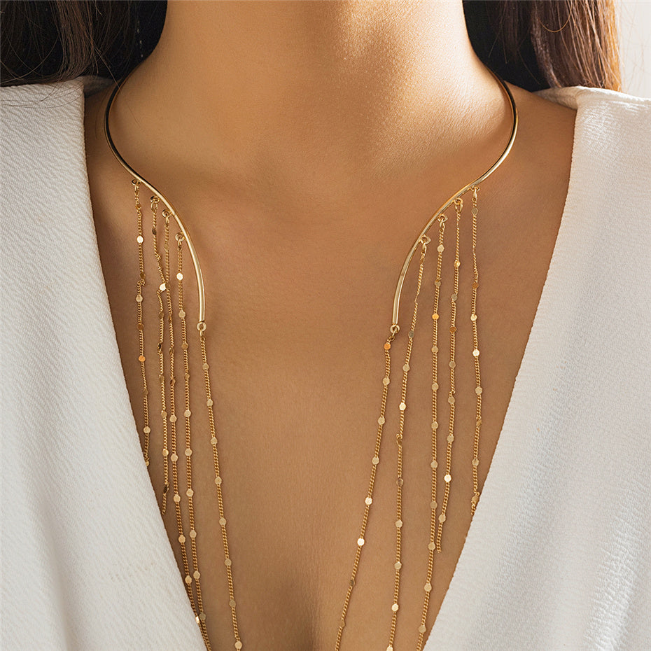 Alana Long Tassel Pendant Necklace