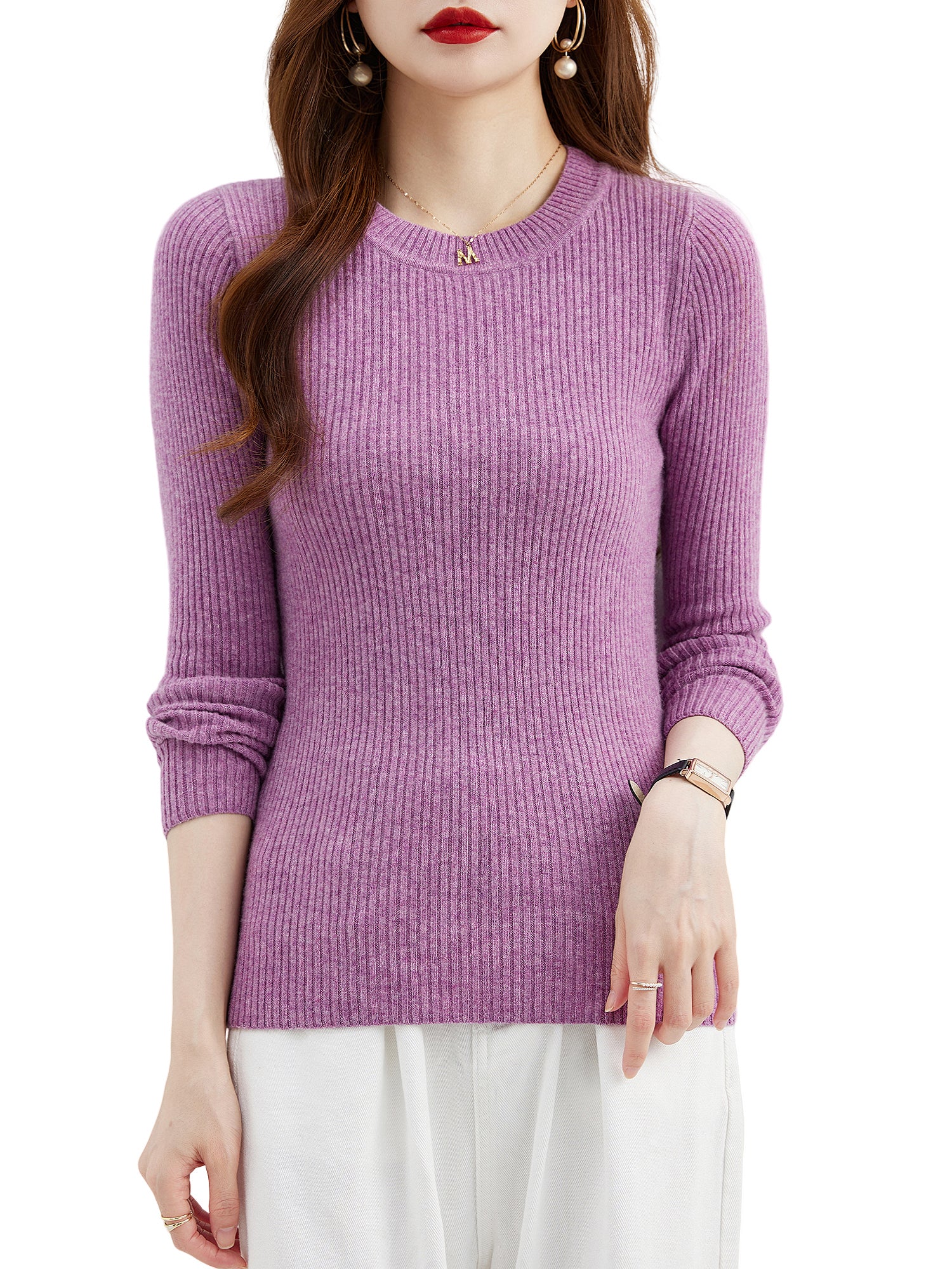 Michele Woman Crewneck Sweater