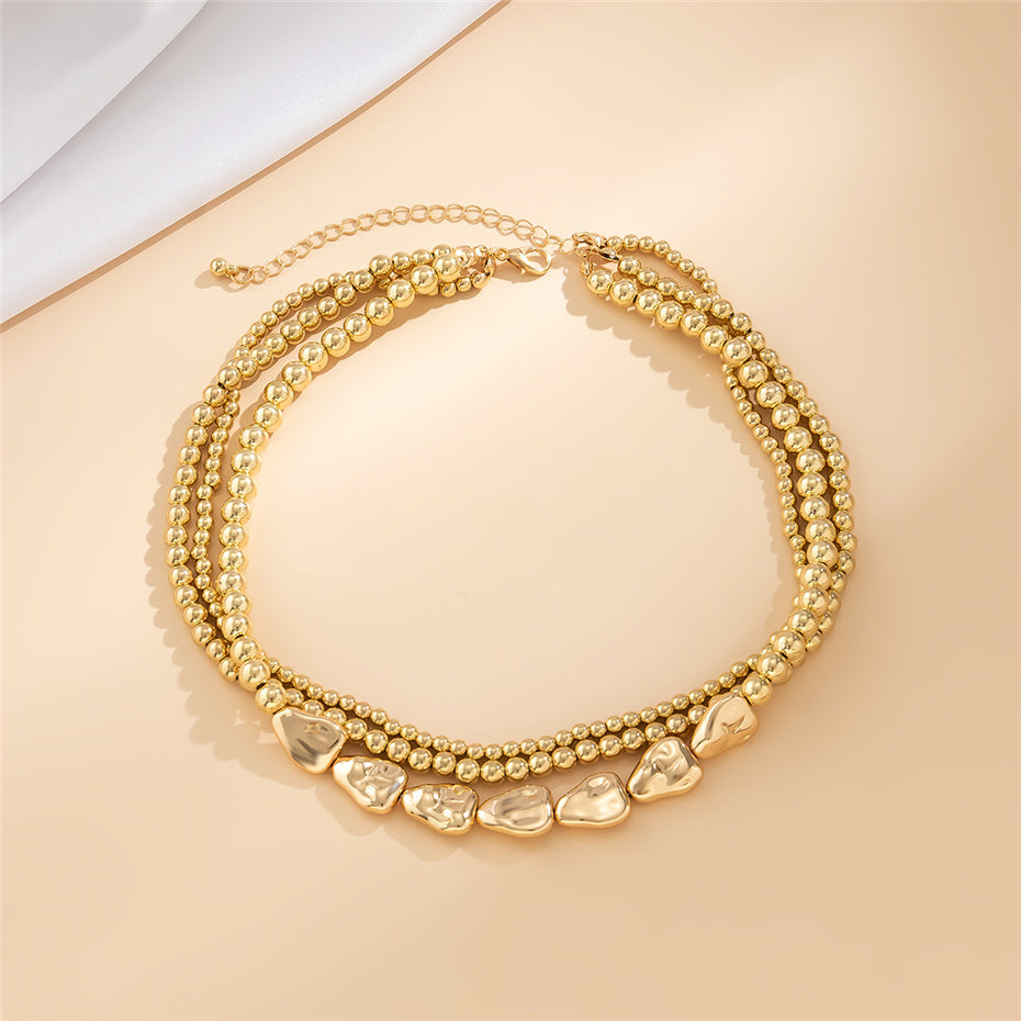 Sally Vintage Multilayer Ball Chain Necklace