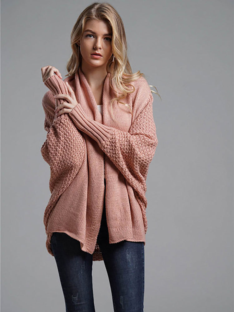 Maureen Oversized Patchwork Long Sleeve Women Sweater