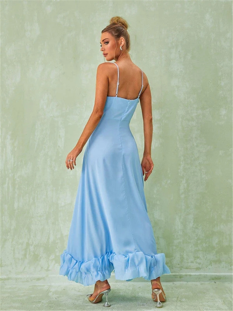 Сlara Flower Hem Sexy Midi Dress