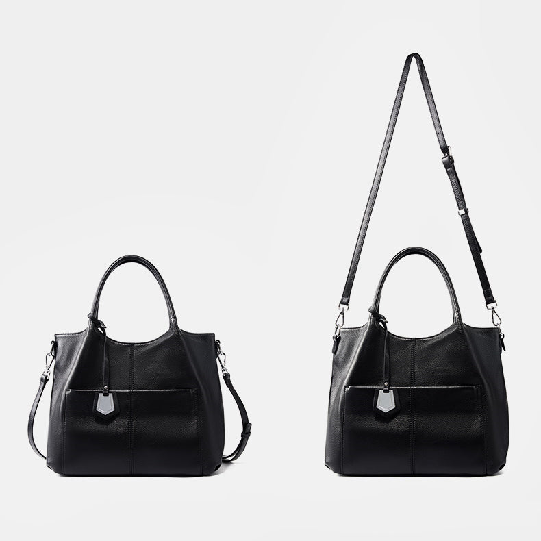 Catherine Genuine Leather Tote Handbag