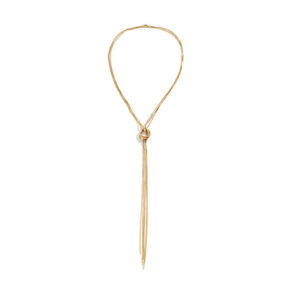 Jennifer Sexy Adjustable Snake Bone Chain Necklace