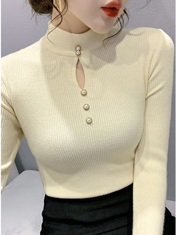 Jasmine Women Hollow-out Sweater