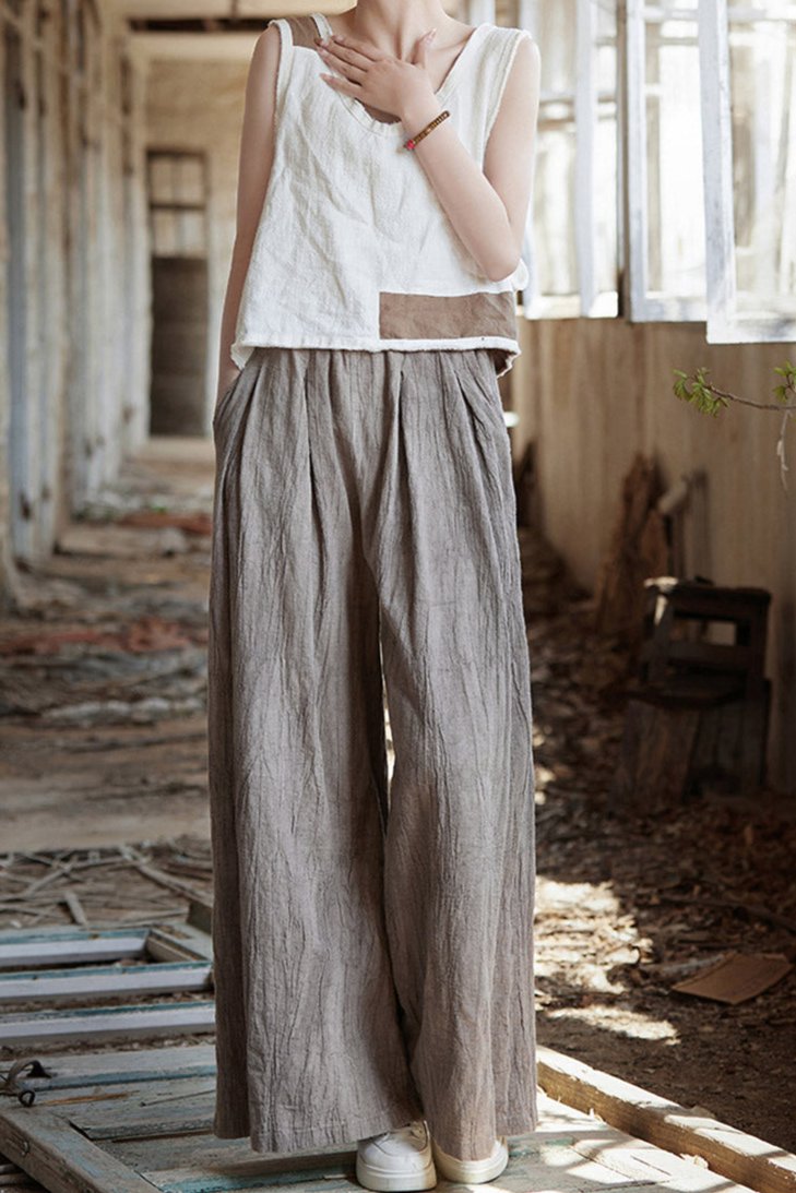 Michele Woman Vintage Cotton Cargo Pants