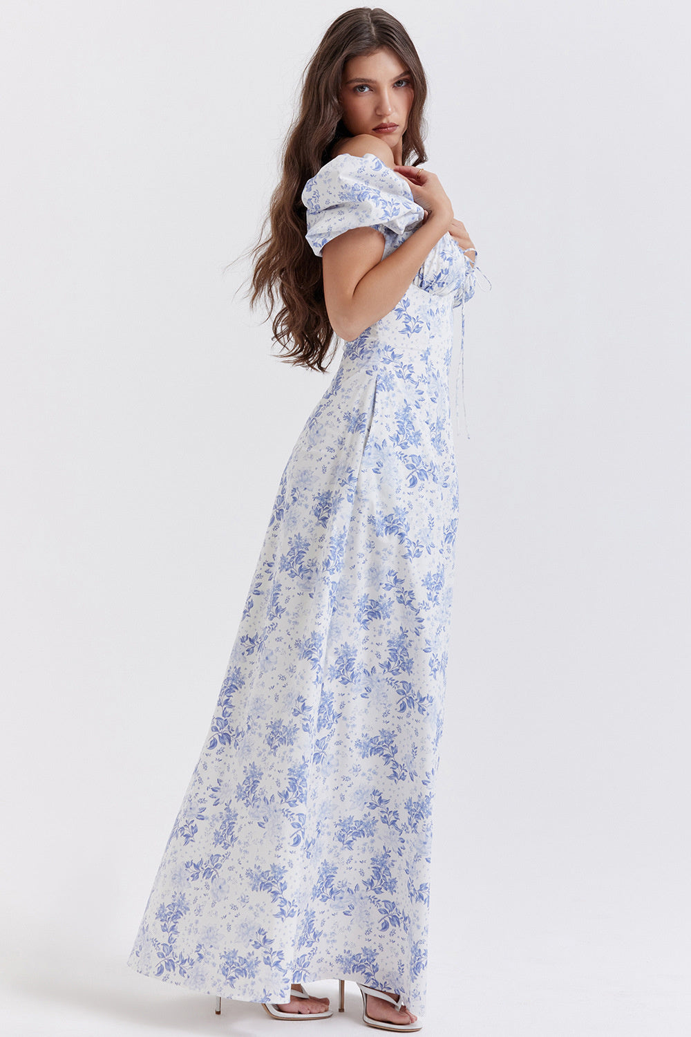 Kate Puff Sleeve Loose Maxi Dress