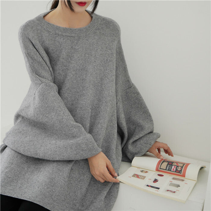 Margaret Long Sleeve Knit Woman Sweater