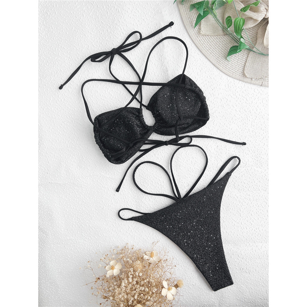 Miranda Sexy Glitter Sparkling Bikini