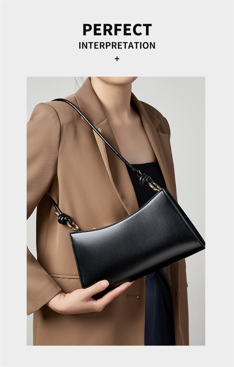 Ella Woman Leather Underarm Shoulder Bag