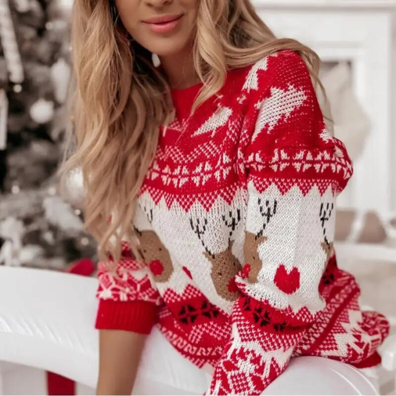 Juliet Casual Soft O Neck Long Sleeve Women Sweater