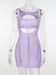 Maria Lace Hollow Out Backless Sexy Mini Dress