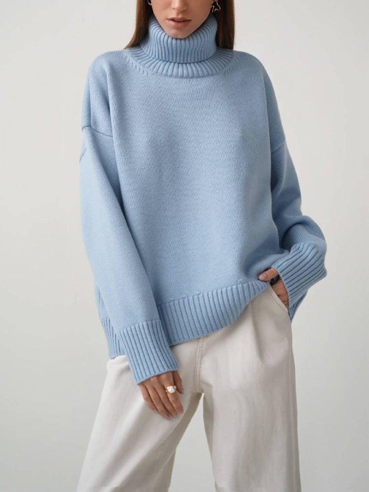 Laurie Oversized Casual Loose Knitted Women Jumper