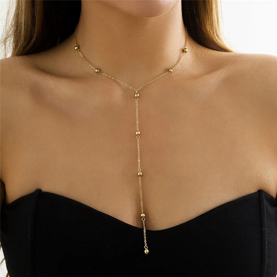 Alexa Long Tassel Vintage Necklace