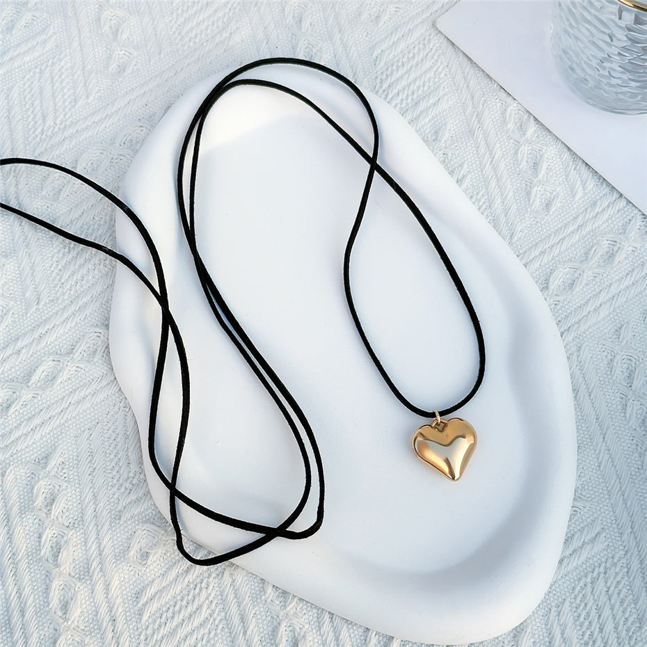 Joan Goth Love Heart Pendant Necklace
