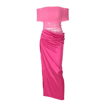 Jennifer Off-shoulder Strapless Backless Sexy Maxi Dress