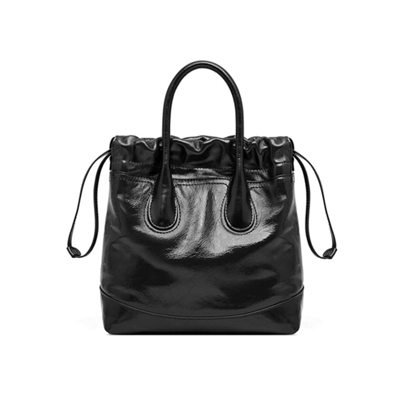 Margaret Genuine Leather Hobo Small Tote Handbag