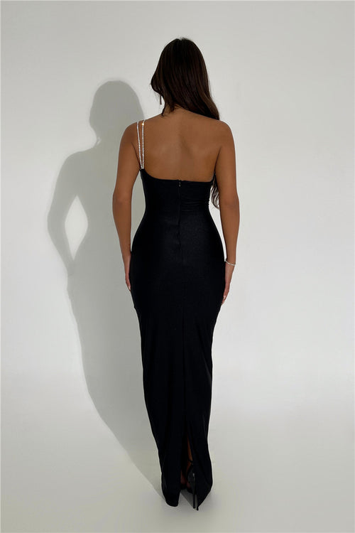 One-Shoulder Backless Maxi Dress main image 0