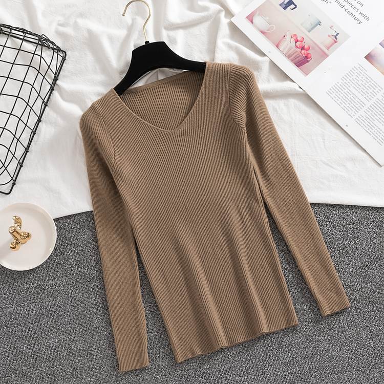 Jade V Neck Women Sweater