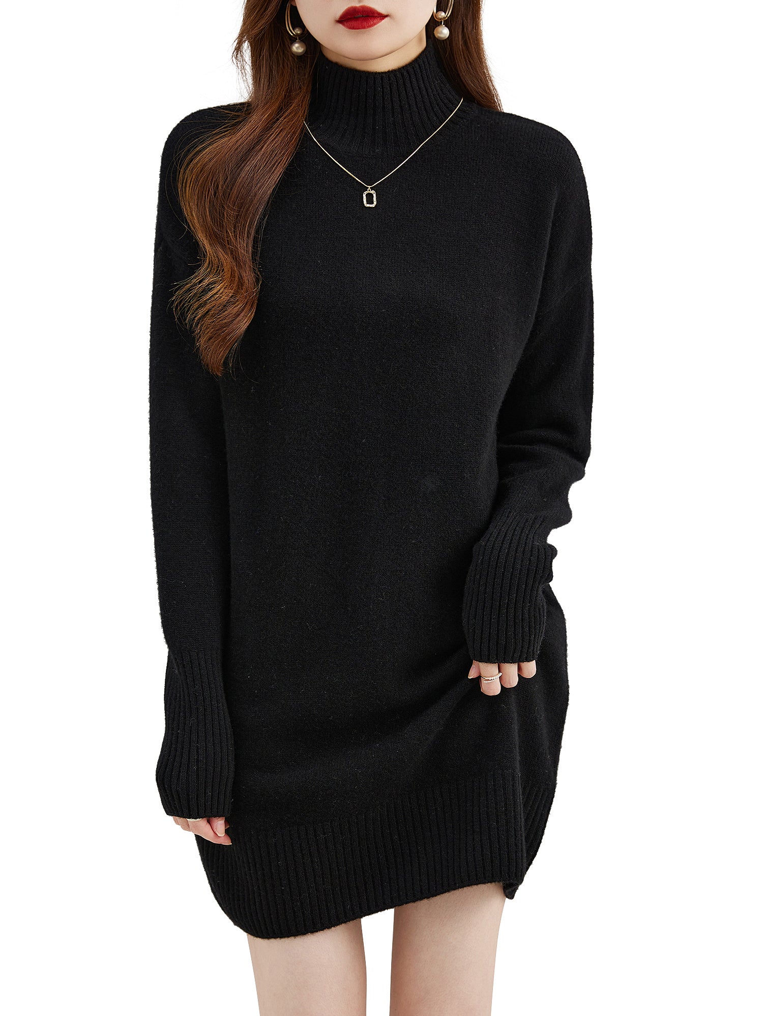 Nancy Woman Turtleneck Sweater