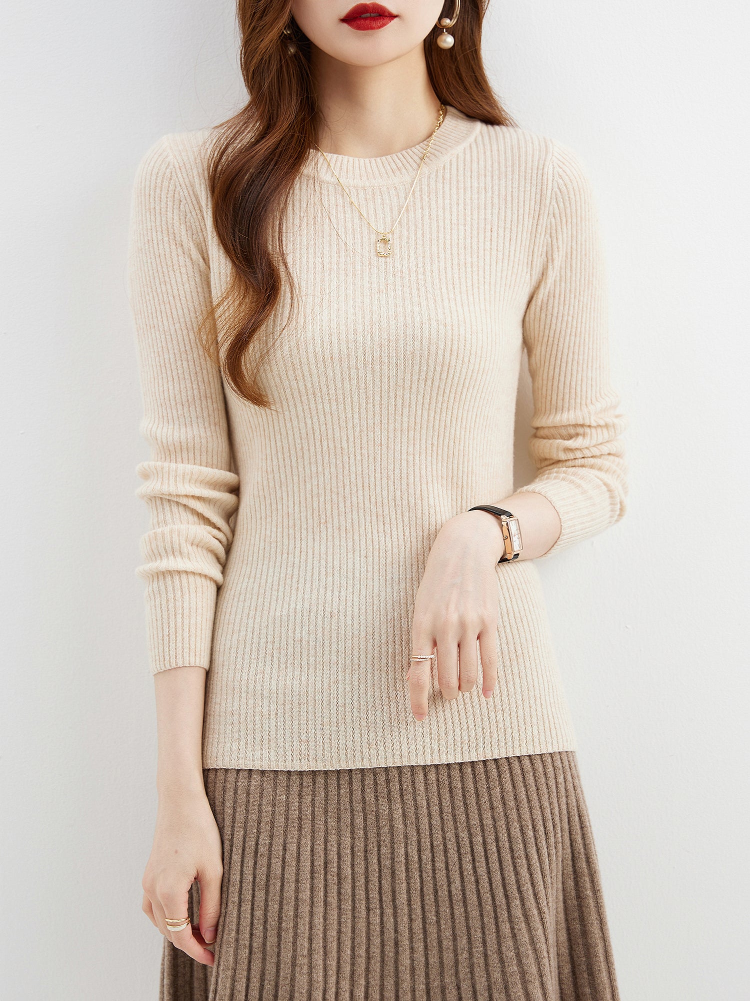 Michele Woman Crewneck Sweater