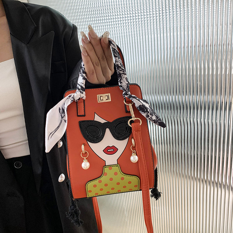 Lucy Woman Glasses Handbag