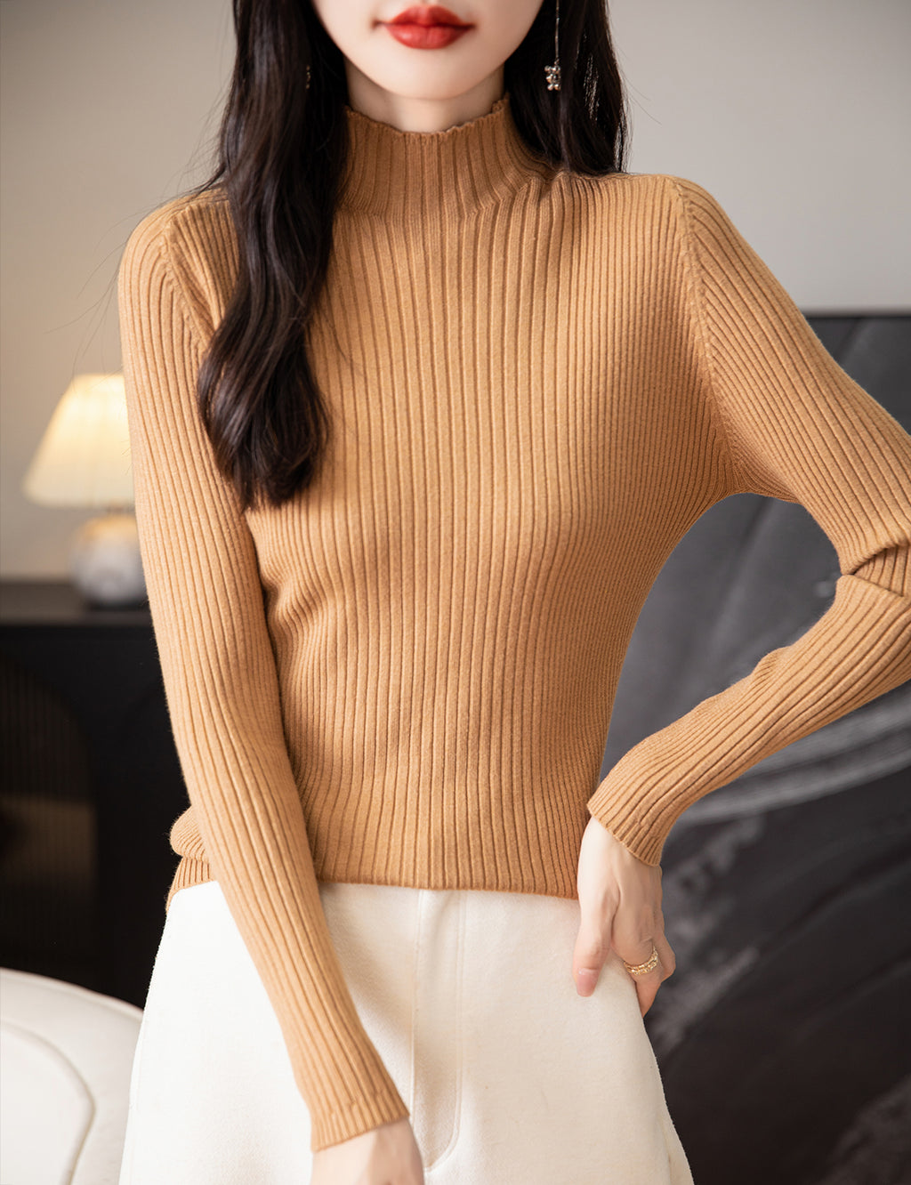 Holly Turtleneck Woman Sweater