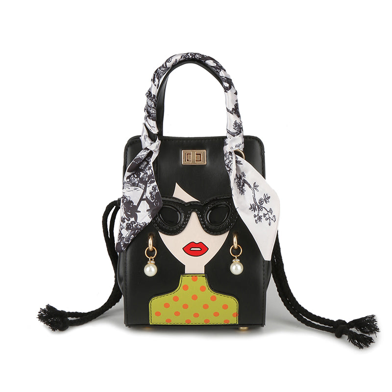 Lucy Woman Glasses Handbag