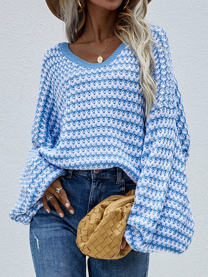 Sylvia Lantern Sleeve Oversized Women Sweater